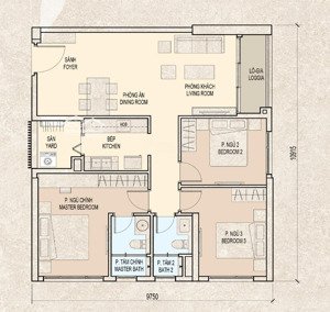 căn hộ full nội thất 3pn delasol giá 14,5 tỷ all in view sông trực diện lầu cao - lh xem