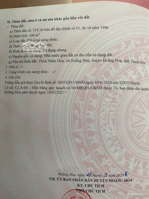 bán đất nền 140m2 tại quốc lộ 1a, hoằng phú, hoằng hóa, thanh hóa chỉ với 19 triệu vnd/m2