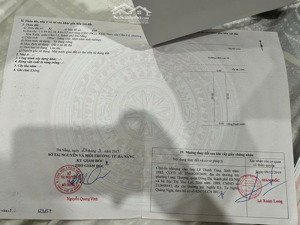 bán lô đất đường liêm lạc 16 - p.hoà xuân - đà nẵng . dt 100m2 giá 4ty2 lh 