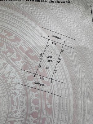 bán đất 2 mặt ngõ thông, ô tô di trạch gần vành đai 3.5