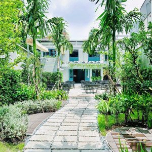 cho thuê biệt thự 306 nguyễn thị minh khai, quận 3 - dt: 8m x 50m nở hậu 20m - trệt 1 lầu sân vườn