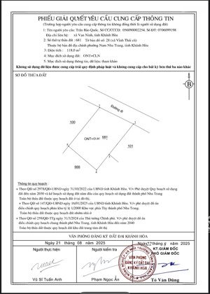 sát cạnh kđt mỹ gia nha trang, đường rộng 6m ô tô tải 2,5 tấn ra vào thoải mái