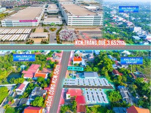 12 lô đất nền vị trí trung tâm cổng lõi kcn tràng duệ 3 ngay lg, giá nhỉnh 10tr/m2 hạ tầng sẵn sổ