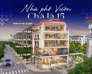 chiết khấu 26,5% - shophouse đối diện 30 tòa chung cư cao cấp mik - tiềm năng x2