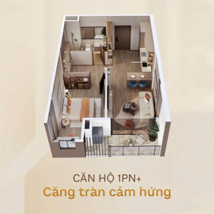 bán nhanh 1pn+ 45.8m2 trinity vinhomes ocean park 2 hỗ trợ ls 0% đến t6/2027, tiền vốn chỉ 2.3 tỷ