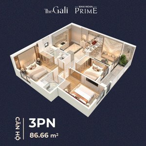 căn hộ 3pn 90m² 2wc, view sông & thành phố khải hoàn prime liền kề phú mỹ hưng, gần kđt zeitgeist
