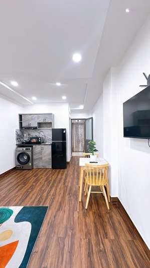 cho thuê căn hộ 1 phòng ngủ tách bếp siêu rộng đường nhật tảo full nội thất có thang máy