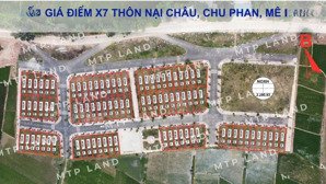 đất đấu giá chu phan giá 4x rẻ nhất mê linh