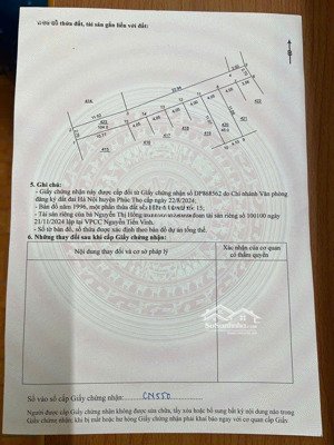 45m2 vân lôi trạch mỹ lộc, phúc thọ, hn. cách tl82 chỉ 300m, xe ôtô đỗ trước đất. giá đầu tư 1,xxtỷ