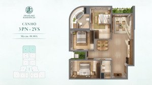 bán căn hộ onsen 3n2wc hoa hậu giá bán 11.x tỷ bao phí sang tên