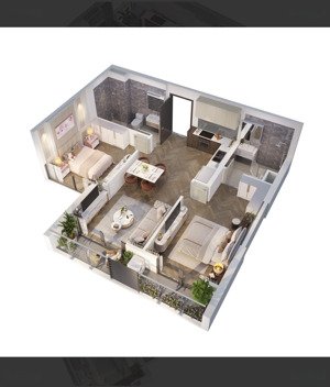 chính chủ bán the paris, vinhomes ocean park: 2pn 61m2 view bể bơi, giá 4.5x tỷ, lh/zl: 