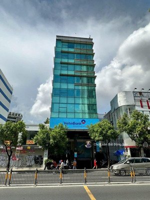 dòng tiền tốt: 180tr/th. bán nhà góc 3 mặt tiền cách mạng tháng 8. 190m2 (9x21m), hầm 7 tầng. 65 tỷ