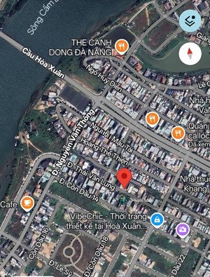 bán nhanh lô đẹp thái văn lung gần cầu hòa xuân diện tích lớn 125m2 tây nam đường 7m5 sạch