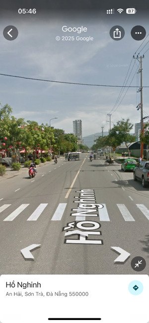 cho thuê lô đất 2 mặt tiền hồ nghinh . khu lịch