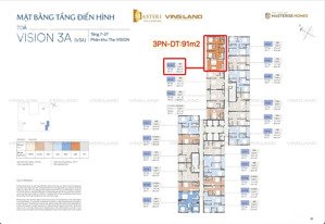 bán căn 3 p ngủ masteri era landmark, view đẹp, tầng trung, tiến độ giãn, rẻ nhất thị trường