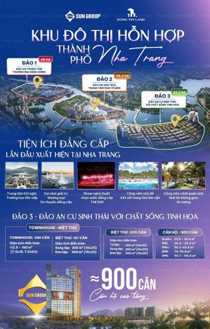 bán cao tầng và thấp tầng dự án charmoracity của sun group tại nha trang. chỉ 13 tỷ/ căn 