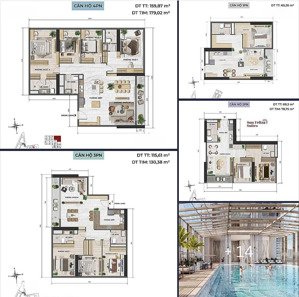 bán ch sun feliza suites, phạm hùng, 165 triệu/m2, 163.6m2, 4pn, 2wc, view đẹp