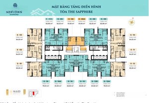 newtown diamond đà nẵng - 2pn sapphire s. 1115 - đông nam - 5.x tỷ
