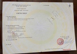 bán đất mặt tiền đường bàu mạc 3, dt:148.5m2 ngang 7,5m hướng đông bắc, gần biển ntt