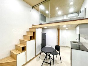 cho thuê duplex gác cao - ngay trung tâm - đầy đủ tiện nghi, khu dân trí cao