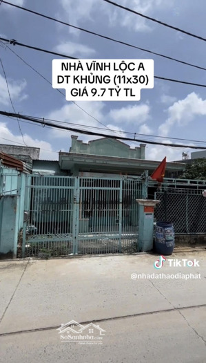 hạ giá bán nhanh nhà đường nữ dân công, vĩnh lộc. dt: 11m x 30m