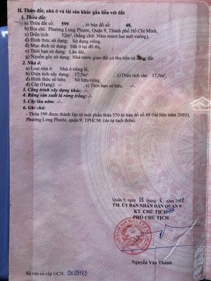 bán nhà đất thổ cư hẻm rộng đường long phước, q9, tp. thủ đức 52m2 giá 3,3 tỷ shr