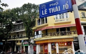 cho thuê nhà mặt phố lê thái tổ - t1: 80m², t2: 160m², mặt tiền 4m, vị trí lõi hồ gươm hoàn kiếm