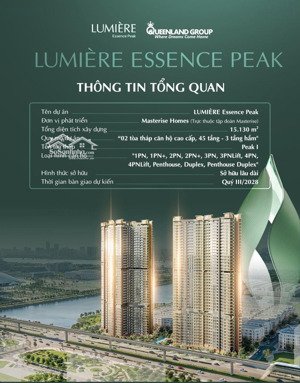 sở hữu căn hộ 3pn có thang máy riêng tại phân khu cuối cùng và đẹp nhất, tiêu chuẩn lumieré plus