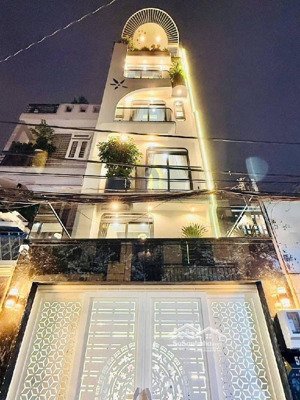 bán nhà phố thang máy bùi quang là gò vấp full nội thất cao cấp, gara ô tô, gần emart phan huy ích