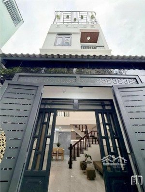 lê văn quới, 4,2m x 11m, 4 tầng, hẽm 5m thông, oto đỗ cửa, sổ 2025, sát 4 xã, chỉ 5 tỷ++