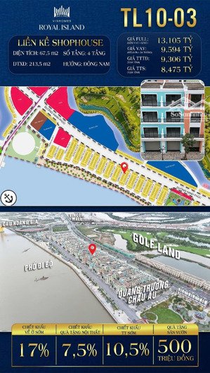 chỉ hơn 8 tỷ sở hữu liền kề shop tài lộc
trục phố đắt giá nhất vinhomes royal island