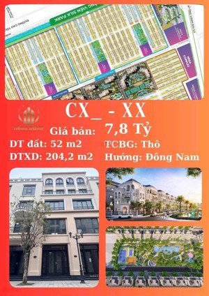 căn hot giá tốt liền kề cọ xanh 52m chỉ 7,8 tỷ mã căn: cx11