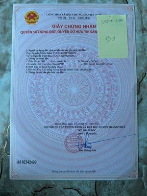 đất nền khoáng nóng thanh thủy ngay sát vườn vua liên hệ em ngay: 