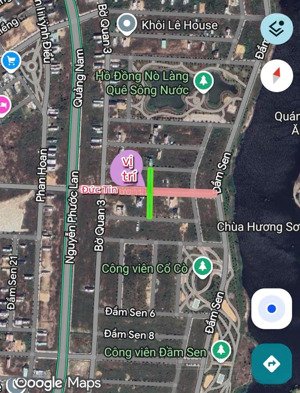 bán lô đất kẹp vệt cây xanh b2.130 đường đức tín- hoà quý đồng nò, ngũ hành sơn, đà nẵng