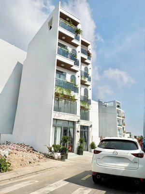 mt đường nhựa 8m khu phân lô sát mt đường kinh dương vương - nhà mới 100% - 5 tầng btct, 4pn - 4