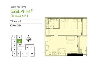 thanh lý 04 căn hộ toà nhà csj-01. diện tích 60m2. mặt tiền biển thuỳ vân tp vũng tàu
