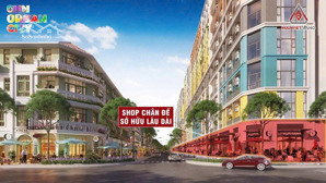 shop chân đế kinh doanh, sổ lâu dài, dòng tiền 20tr/tháng tại sun hà nam, gần công viên