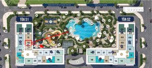 [chính chủ]cần bán căn hộ 1n 45.6m2 được chiết khấu cao giá chỉ nhỉnh 5 tỷ. tầng trung view nội khu