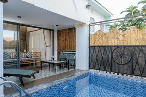 duy nhất 1 căn villa góc 2mt cắt lỗ ngay biển an bàng 225m2 mt22m 3t 6pn+wc+4hồ bơi dòng tiền 100tr