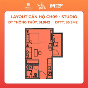 siêu hot! chính chủ bán ch studio 32m2 tòa g5 sola park chỉ 3,2x tỷ, lh em 
