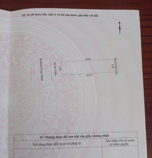 bán đất mặt tiền đường phan khôi, phường hòa xuân, đường thông dài, giá 4 tỷ 900 tl