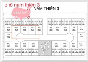 hiếm có, giá vô cùng hấp dẫn, 3 lô đất biệt thự liên tiếp cùng chủ nam thiên 3 - phú mỹ hưng