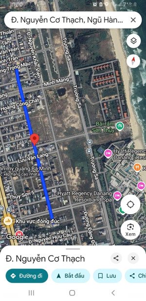 bán lô đất đường 7m5 nguyễn cơ thạch khu biển sơn thuỷ ngang 6m giá 12 tỷ thương lượng