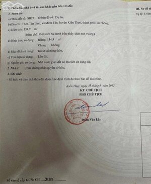 Bán đất Chung cư Tắc Giang - Kiến Thụy - Hải Phòng