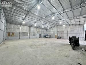 265m kho xưởng khu vực Kim Giang cần cho thuê, container ra vào, giá 24tr/th