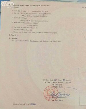 Bán đất Minh Đức - Đồ Sơn - Hải Phòng