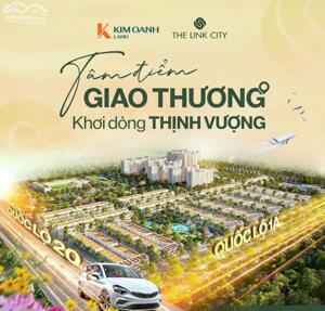 THE LINK CITY, MẶT TIỀN QL1A NGAY TTHC DẦU GIÂY, CHỈ 16TR/M2 , SỔ HỒNG HỖ TRỢ VAY 75%
