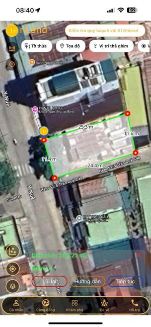 góc 2 mặt tiền 11x24 mặt tiền kinh doanh Y Nuê đường tô ô tô thoải mái