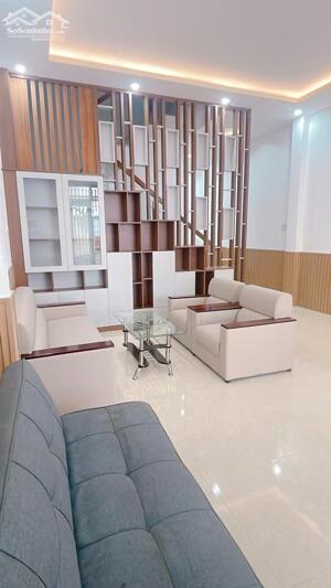 Bán nhà mới đẹp 1 trệt 1 lầu mới đẹp cách mặt tiền Hồ Bún Xáng chỉ 10m , phường An Khánh