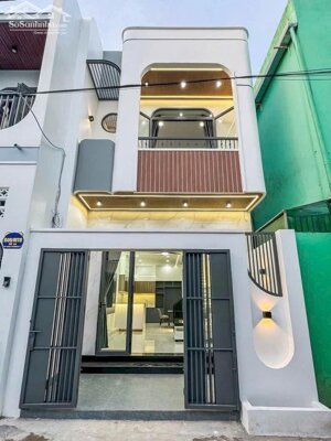 Nhà trệt lầu xây mới 3 phòng ngủ - Khu Dân Cư Ngang bệnh viện Nhi Đồng